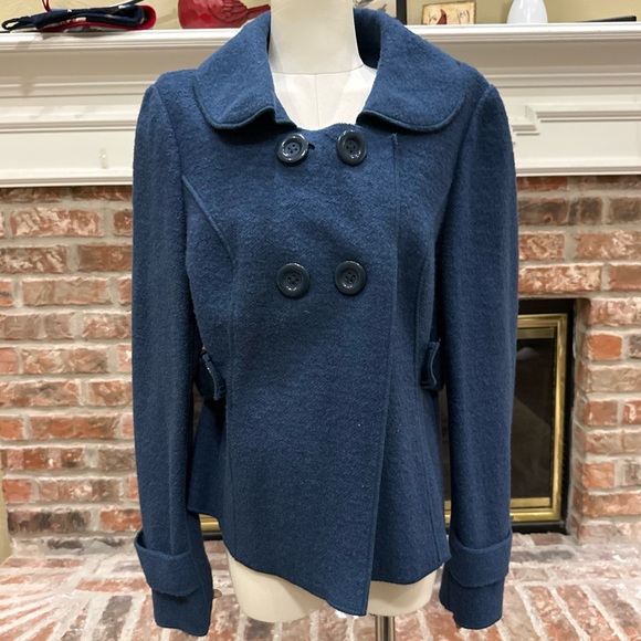 Merona Jackets & Blazers - Merona Navy Wool-blend Peacoat / M / Excellent condition